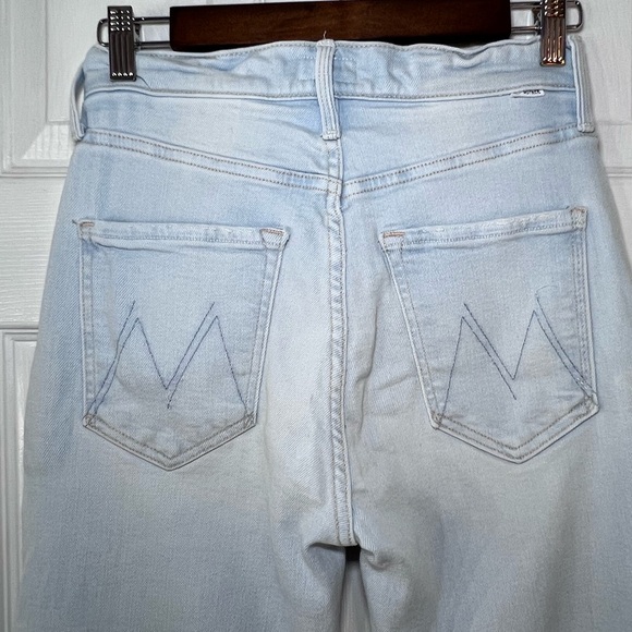 MOTHER The Pixie Tomcat Ankle Jeans in the "Pina Colada Paradise" Size 26 - Picture 5 of 15